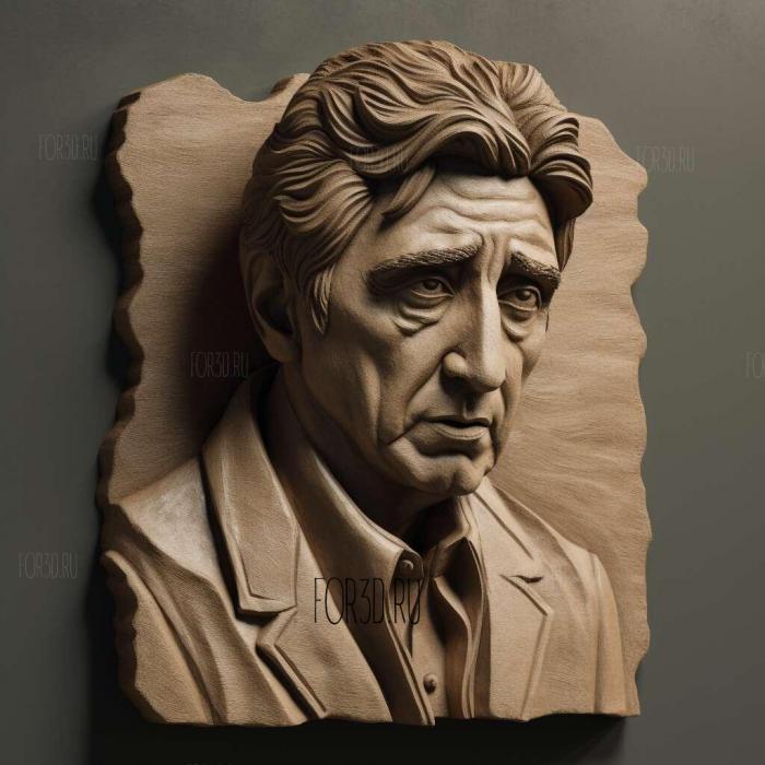 Al Pacino 1 stl model for CNC